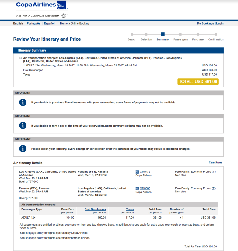 Los Angeles to Panama City $382 Round-Trip, Nonstop, for Spring Travel