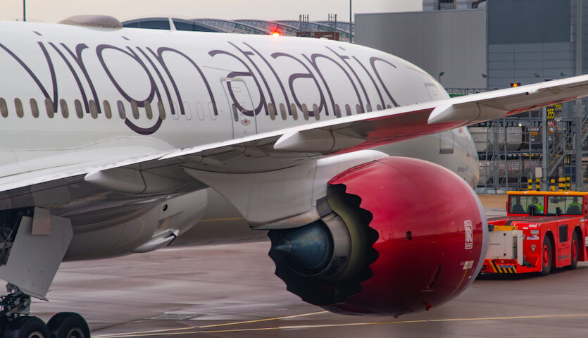 virgin atlantic dreamliner 787 at LHR