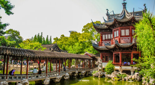 yu yuan tea garden shanghai china