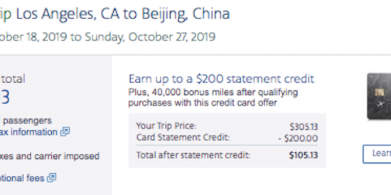 Cheap flight from Los Angeles (LAX) to Beijing (PEK) for $306 roundtrip nonstop