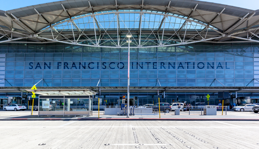 San Francisco SFO airport terminal