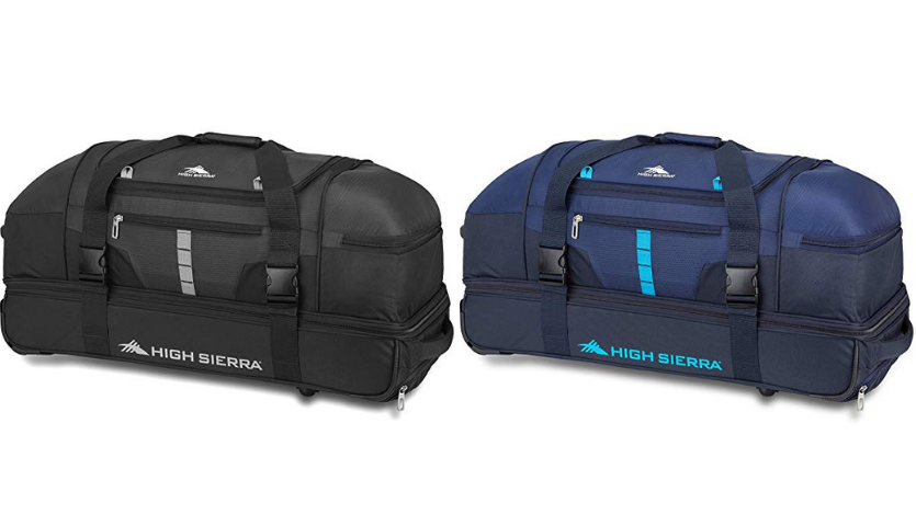High Sierra Evolution Wheeled Drop Bottom Duffel Bag