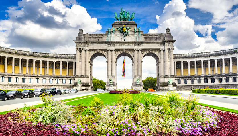 Archway in Brussels Belgium