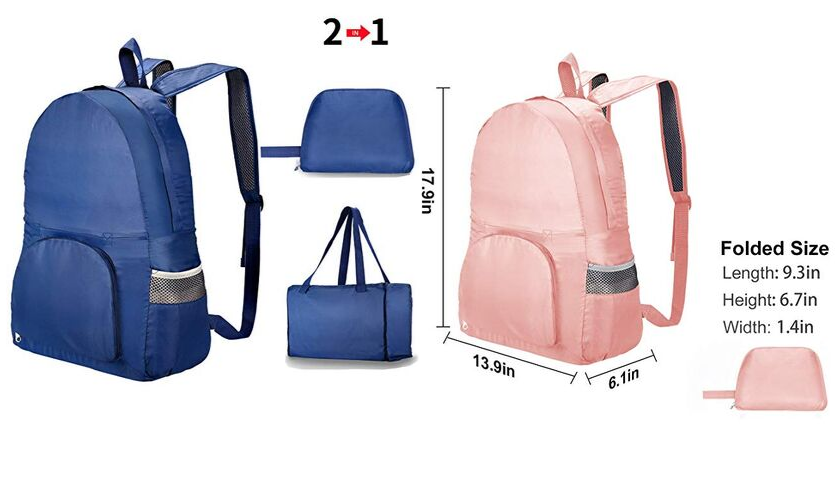 Etercycle Backpack in Blue and Pink