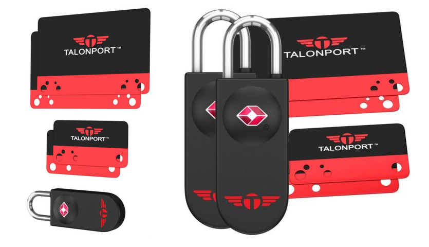 Talonport keyless TSA approved luggage locks