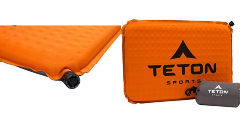 Amazon orange inflatable butt pillow by teton