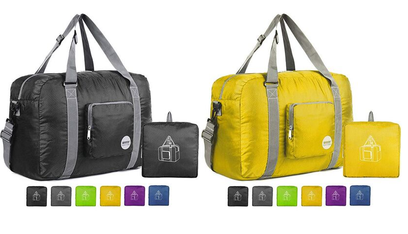 Wandf Foldable Bags in Black and Yellow