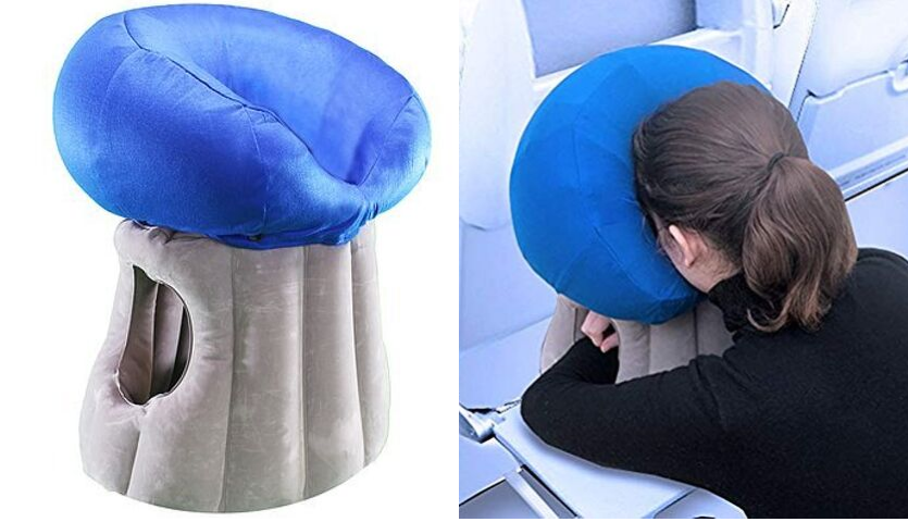 airplane blow up pillow