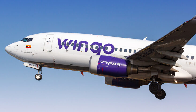 Wingo Boeing 737 airplane