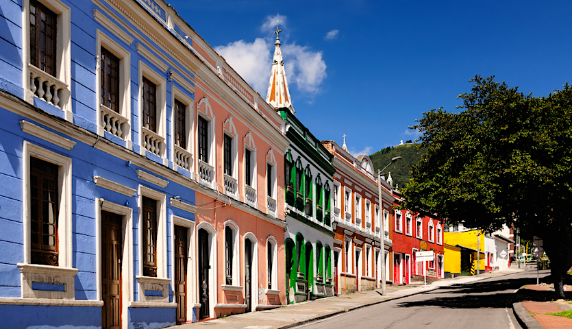 Bogota-Colombia-Colonial-Buildings-Colorful