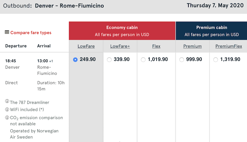 cheap-flight-from-denver-to-rome-250-USD-one-way-norwegian