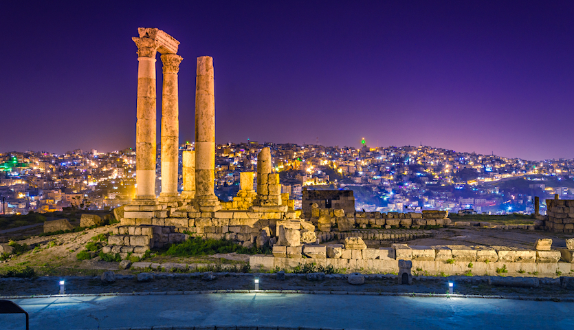 Temple of Hercules in Amman Jordan