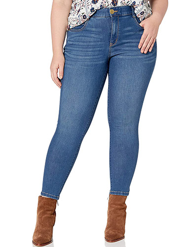 Vintage America Blues Womens Fab Body Sculpt Straight Leg Denim Jean Jeans