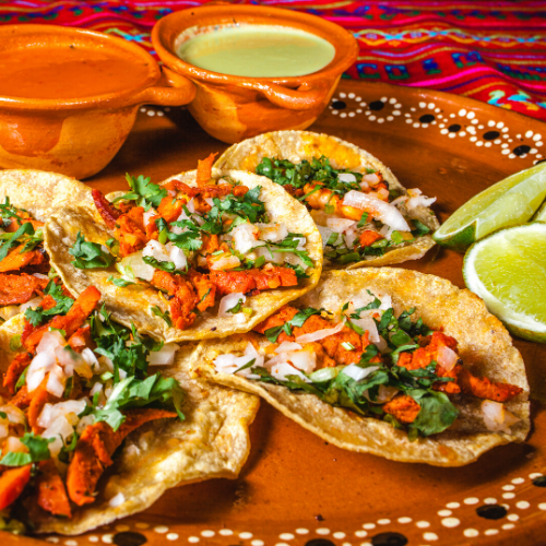 tacos al pastor mexican food
