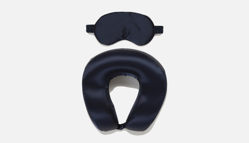 Silk Travel Neck Pillow & Eye Mask Set
CALPAK.