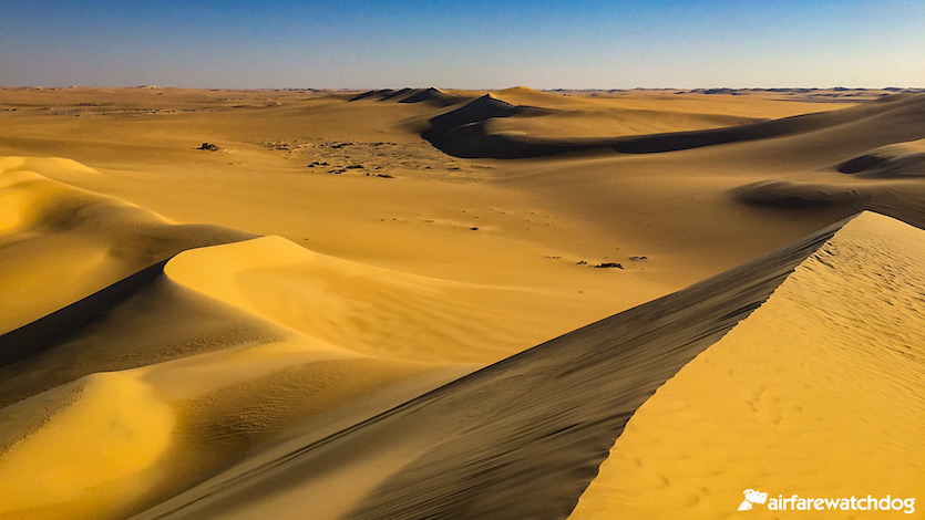 Sand dunes in Sinai Egypt
